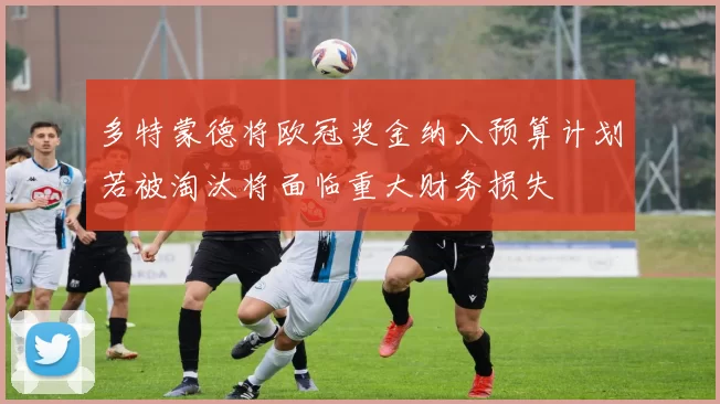多特蒙德将欧冠奖金纳入预算计划若被淘汰将面临重大财务损失